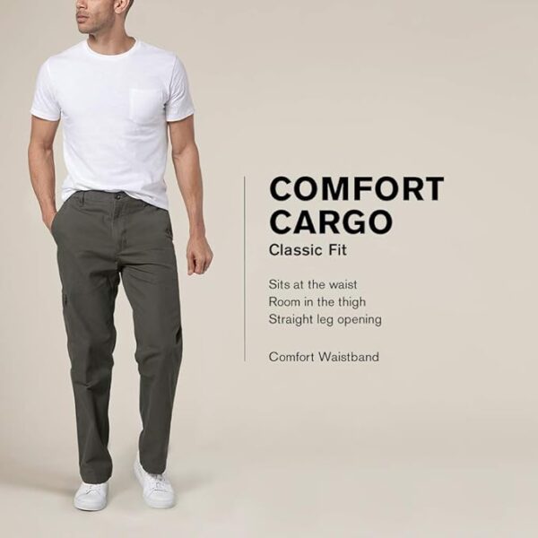 Dockers Men's Classic Fit Comfort Cargo Pants - Image 4