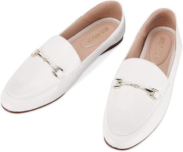 JENN ARDOR Loafers for Women Flats Shoes Womens Penny Loafers Slip On Pointed Toe Comfortable Office Work Driving Flats Fashion Dress Shoes for Women - Image 2