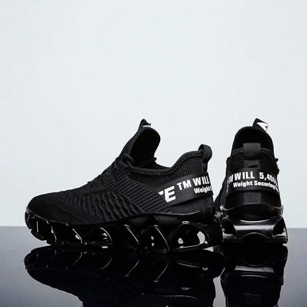 Vooncosir Men's Fashion Sneakers Breathable Mesh Running Shoes Blade Non Slip Soft Sole Casual Athletic Walking Shoes - Image 6