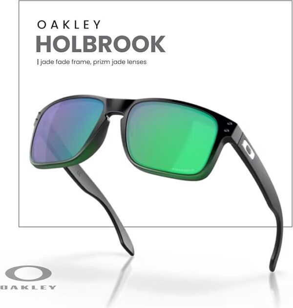 Oakley Holbrook OO9102 Square Sunglasses For Men + BUNDLE Leash + BUNDLE with Designer iWear Eyewear Kit - Image 3