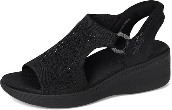 Skechers Women's Martha Stewart's Pier-lite-Park Path Hands Free Slip-ins Wedge Sandal - Image 7