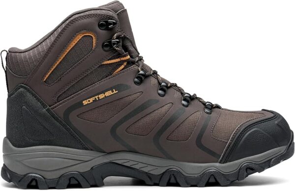 NORTIV 8 Men's Ankle High Waterproof Hiking Boots Outdoor Lightweight Shoes Trekking Trails Armadillo - Image 3