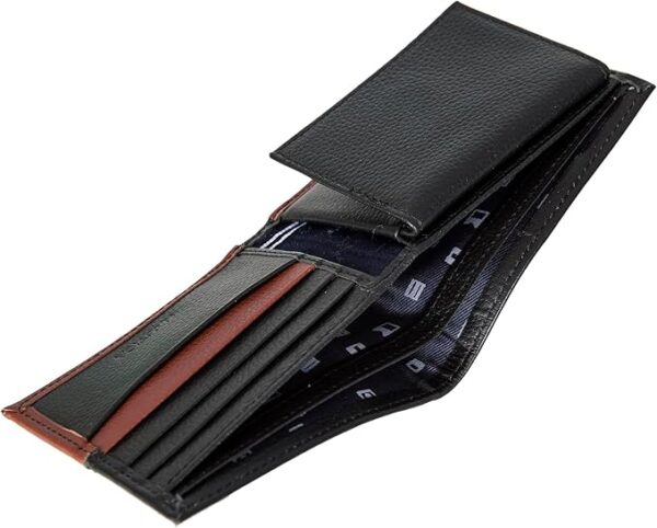 Nautica Men's Bifold Leather Wallet | RFID Blocking | ID Window | Card Slots | Organization - Image 6