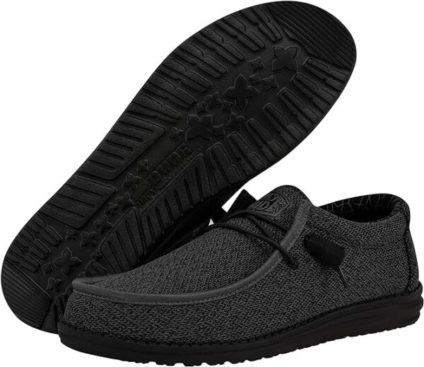 Hey Dude Men's Wally Stretch | Men's Loafers | Men's Slip On Shoes | Comfortable & Light-Weight - Image 3