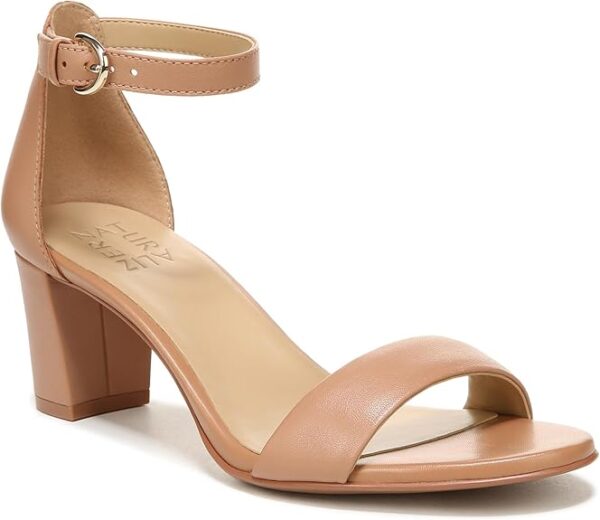 Naturalizer Women's Vera Ankle Strap Block Heel Dress Sandal