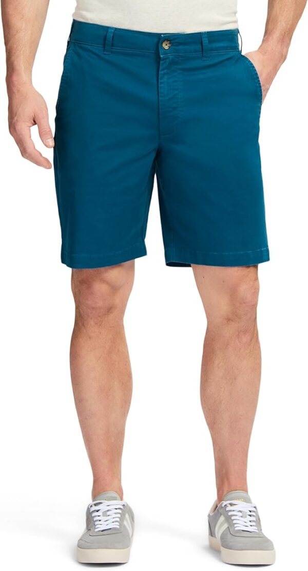 IZOD Men's Saltwater 9.5" Flat Front Chino Short