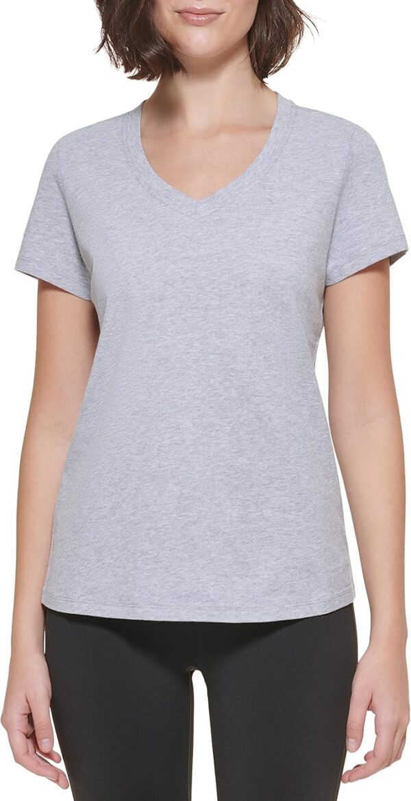 Calvin Klein Performance Women's Short Sleeve T-Shirt, Pearl Heather Grey, X-Large