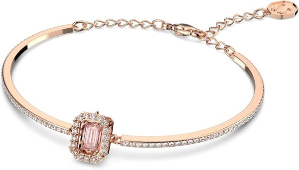 Swarovski Una Bangle Rose Gold Tone Finish - Image 2