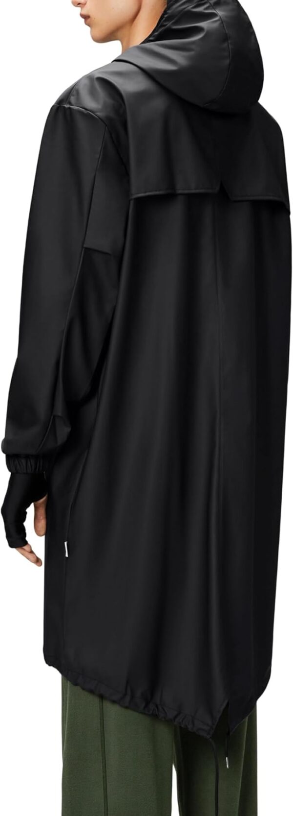 RAINS Fishtail Parka Coat for Men and Women - Waterproof jacket with Elasticated cuffs - Image 2