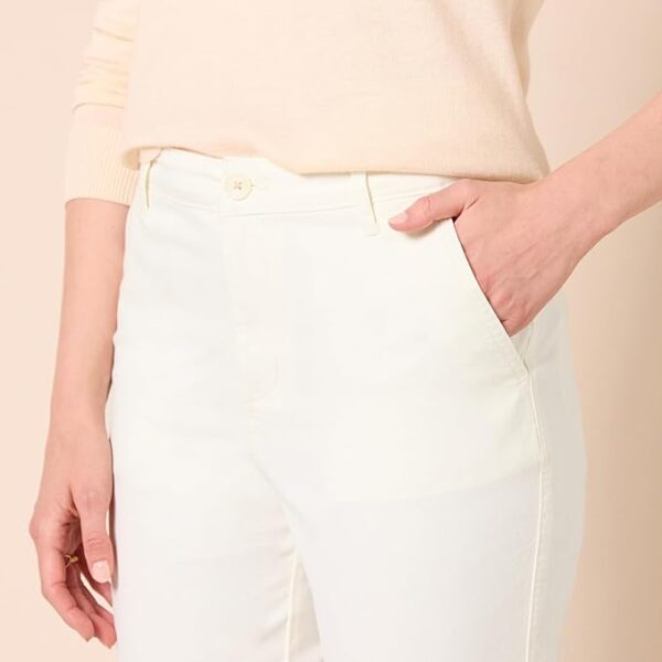 Amazon Essentials Women's High-Rise Slim-Fit Full-Length Straight-Leg Khaki Pant - Image 4