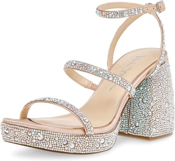 Betsey Johnson Women's Denni Heeled Sandal